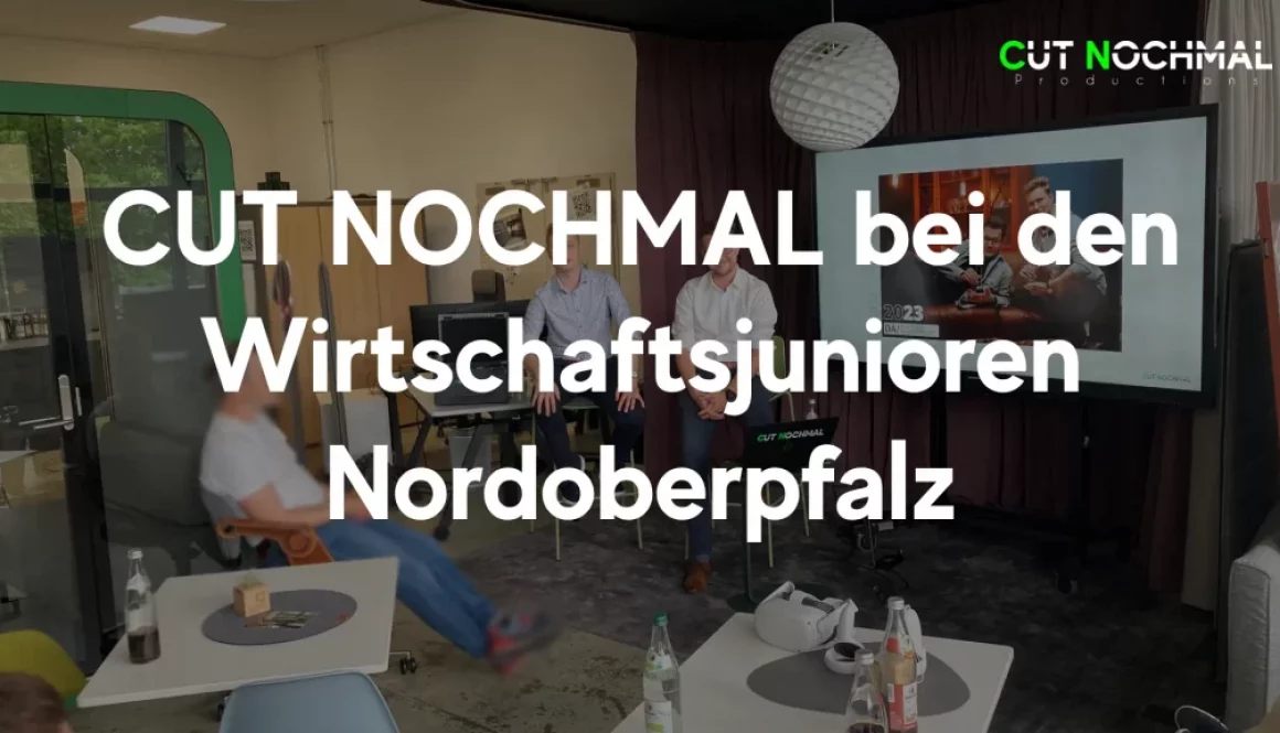 CUT NOCHMAL Digitalagentur bei den Wirtschaftsjunioren Nordoberpfalz zur Präsentation des Unternehmens Industriekunden Virtual Reality Mixed Reality VR MR Extended Reality