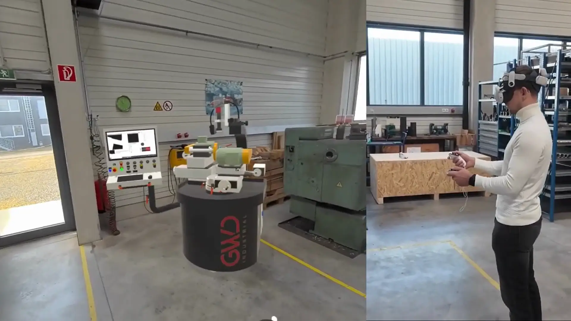 Referenzbild von XR-Sales in der Anwendung bei GWD Industrial