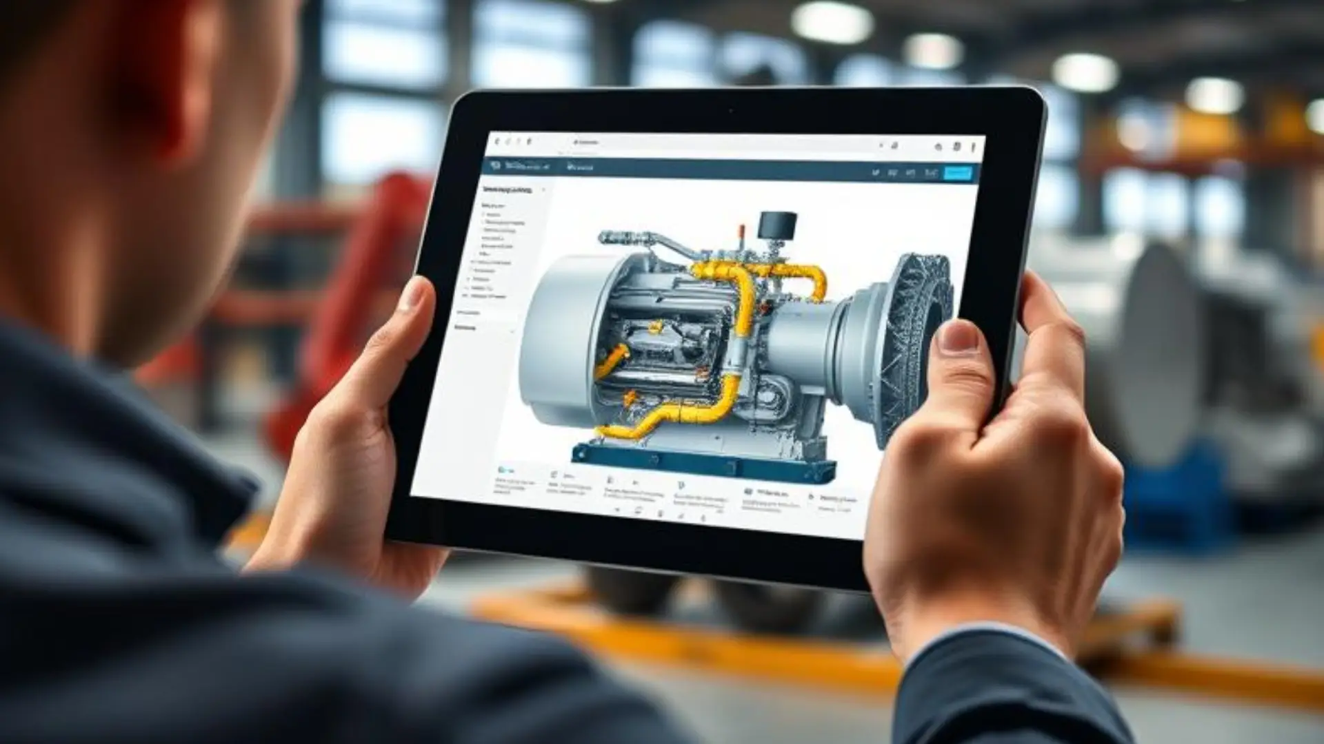 Realtime Produktpräsentation 3D-Visualisierung VR AR Virtual Reality Mixed Reality App zur Präsentation einer Maschine Industrie Anlage bei einem Kunden durch den Vertrieb im B2B Agentur DIgitalagentur CUT NOCHMAL