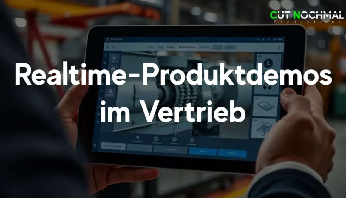 Realtime Echtzeit Produktpräsentation 3D-Visualisierung VR AR Virtual Reality Mixed Reality App zur Präsentation einer Maschine Industrie Anlage bei einem Kunden durch den Vertrieb im B2B Agentur DIgitalagentur CUT NOCHMAL