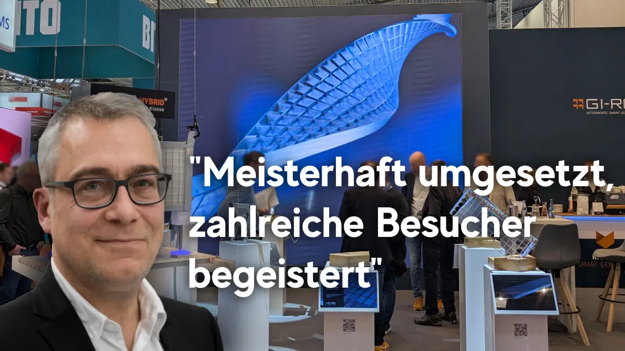 Messerendering 3D-Animation Rendering Visualisierung Messe Logimat Testimonial