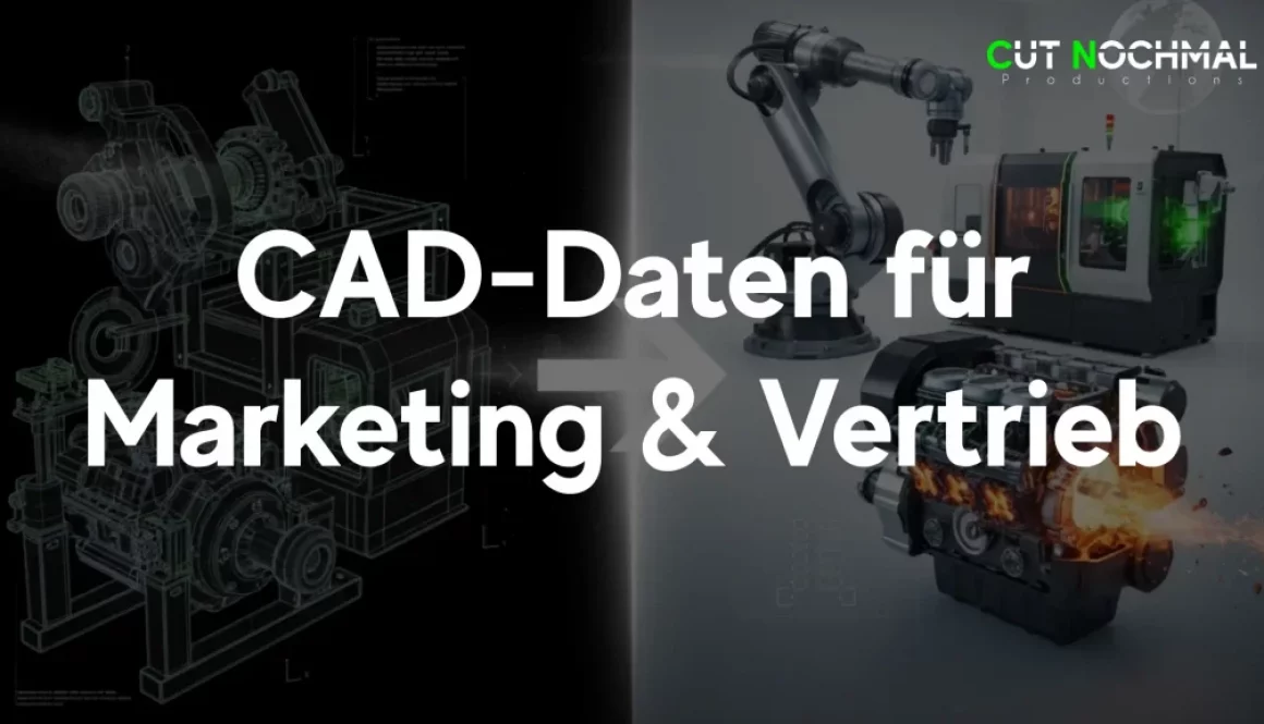 CAD-Daten für Marketing und Vertrieb nutzen. Umwandlung von Konstruktionsdaten zu Vertrieb und Marketingbooster 3D-Visualisierung