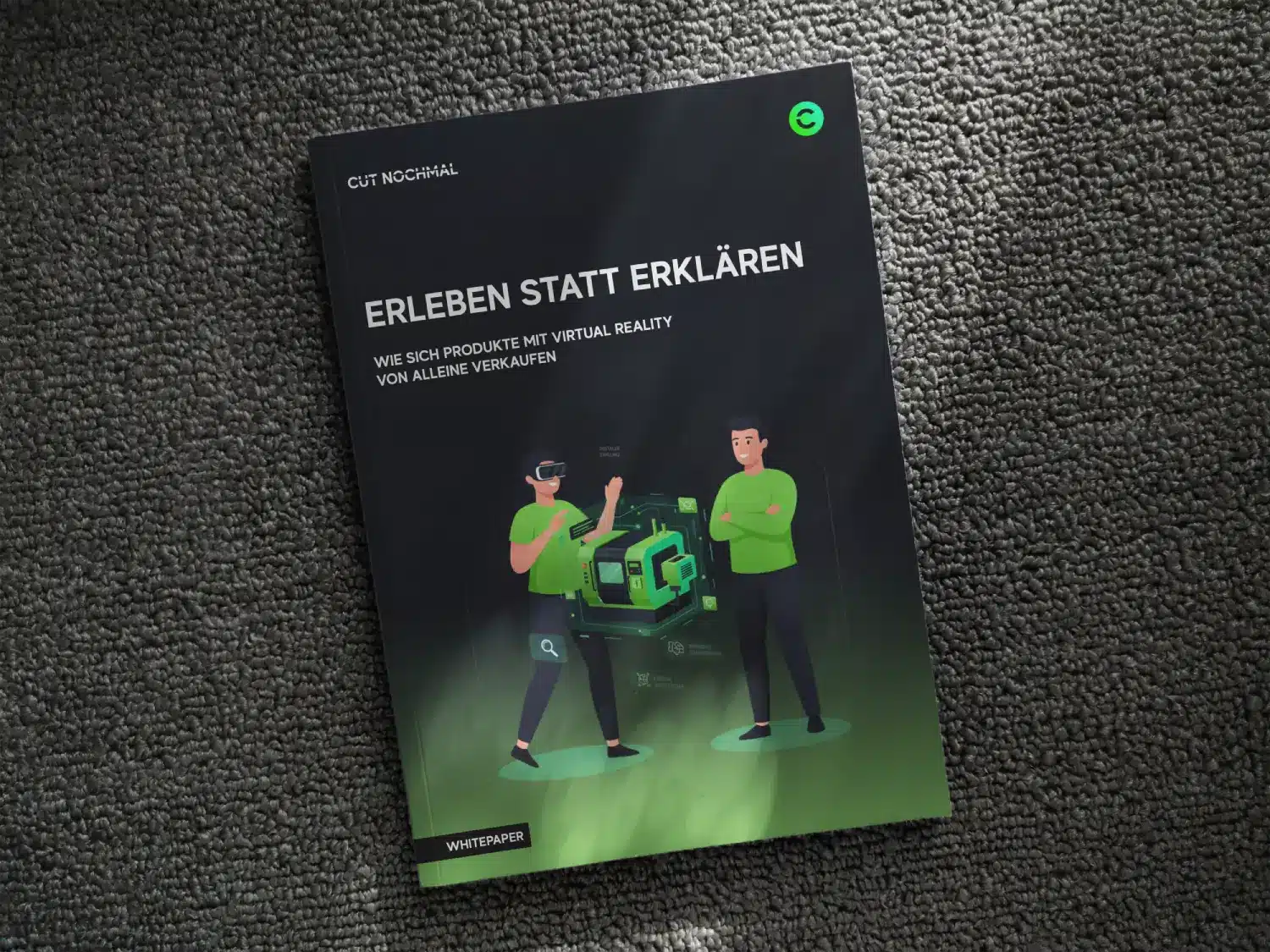 Erleben statt erklären, wie sich produkte mit virtual reality von alleine verkaufen, grafik magazin whitepaper xr-sales vertrieb virtual extended xr