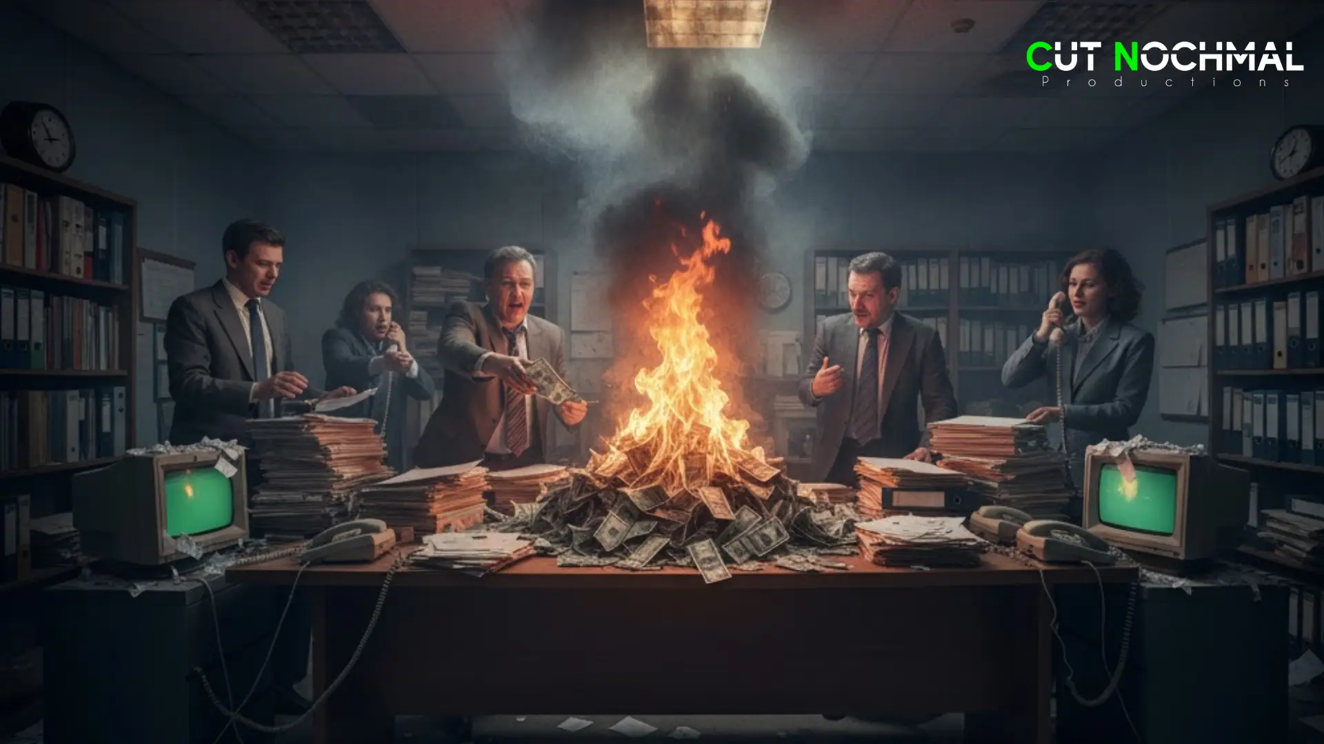 Symbolbild wie Vertriebsteams massiv Geld verbrennen und Kosten verursachen, wenn sie auf Digitalisierung und digitale Zwillinge im Maschinen und Anlagenbau verzichten