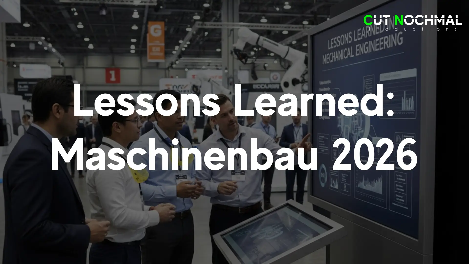 Lessons Learned Maschinenbau Ausblick 2026 Cut Nochmal Digitalagentur Anlagenbau Industrie Prognose