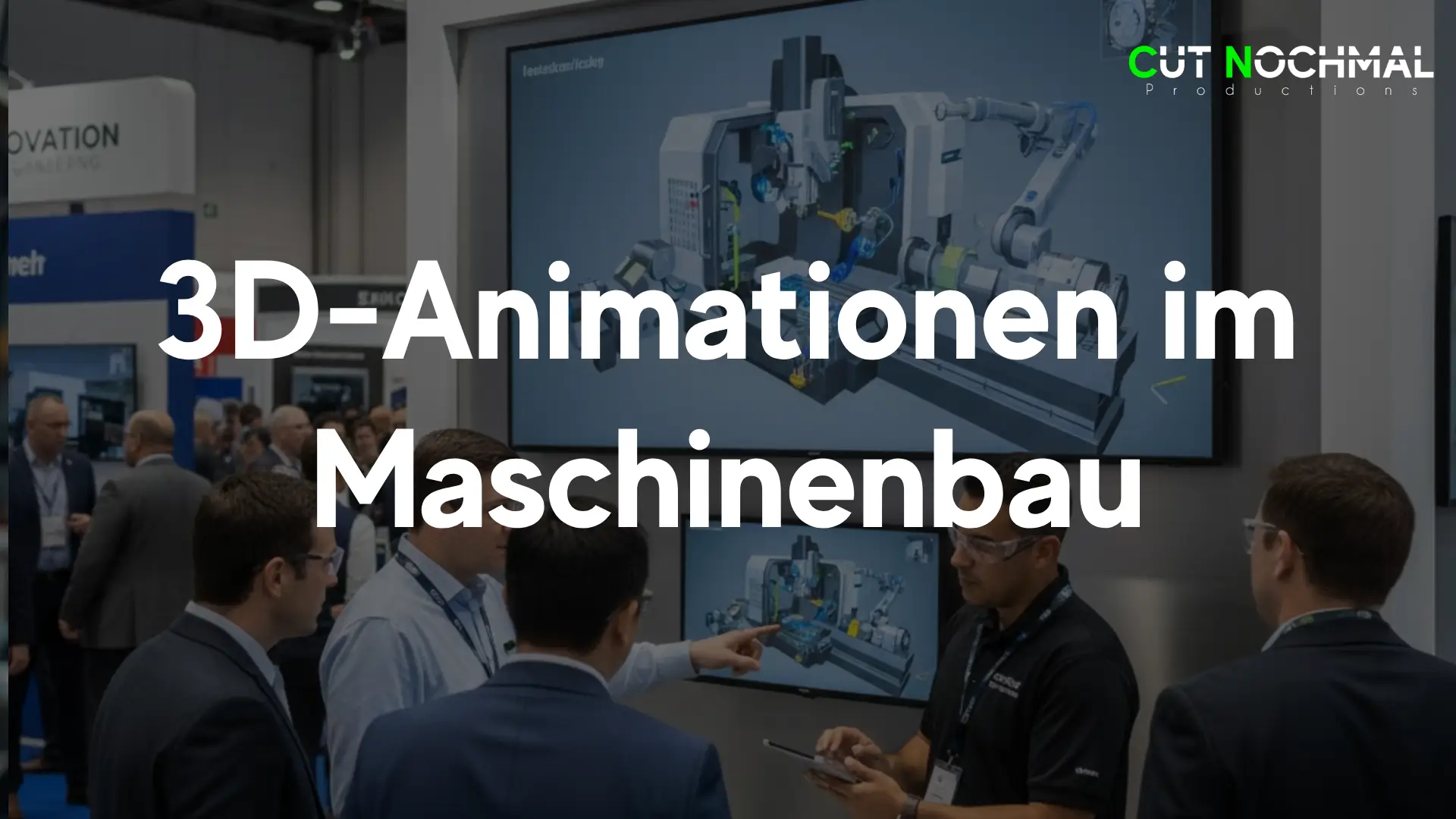 3D-Animation im Maschinenbau Komplexe Technik einfach verkaufen 3D-Visualisierung Rendervision Blackframe 3d rendering 3d animation high-end animation maschinenbau anlagenbau