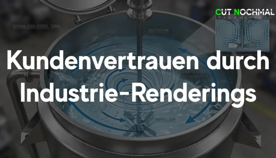 Industrie Rendering Maschinenbau Anlagenbau welche Strömungspfade und Vorteile für Marketing und Vertrieb visuell High End zeigt als Marktführer der besten 3D Renderings Agentur