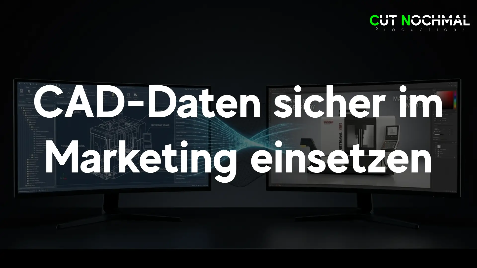 Konstruktionsdaten CAD-Daten sicher visualisieren mit 3D-Renderings und 3D-Visualisierungen für Messen Websites und LinkedIn im Marketing und Vertrieb von Maschinenbau und Anlagenbau der Industrie